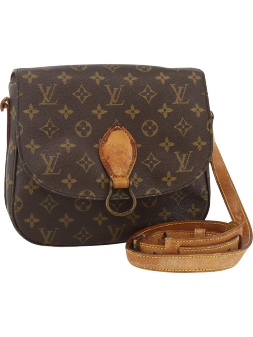 LOUIS VUITTON Monogram Saint Cloud GM Shoulder Bag M51242